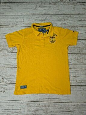 Fubu City Of Iron Fubu Legacy Yellow Polo Shirt Size XS